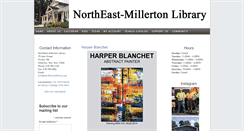 Desktop Screenshot of nemillertonlibrary.org
