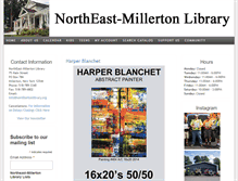 Tablet Screenshot of nemillertonlibrary.org